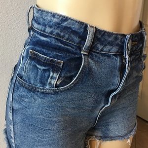 Cotton On High Rise Flashback Denim Shorts